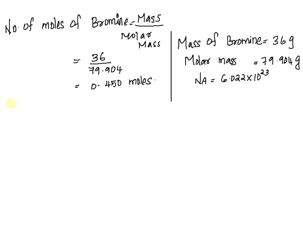 SOLVED 10. How many grams of bromine gas is in 2.03*1032 atoms of