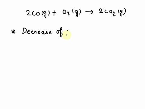 The oxidation of carbon monoxide proceeds as follows: 2CO(g) + O2(g) ⇌ ...