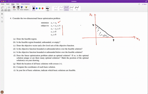 consider-the-two-dimensional-linear-optimization-problem-minimize-x1-x2-subject-to-x-x2-4-x-x2-25-i-0-120-draw-the-feasible-region-is-the-feasible-region-bounded-unbounded-or-empty-draw-the-86752