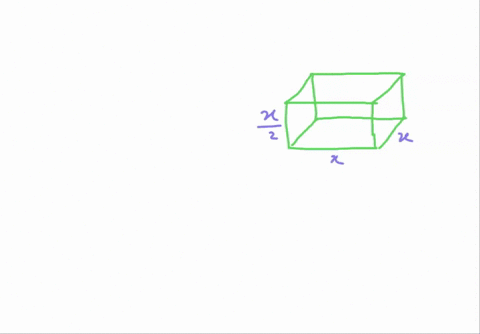 a-shipping-crate-has-a-square-base-with-sides-of-length-x-feet-and-it-is-half-as-tall-as-it-is-wide-if-the-material-for-the-bottom-and-sides-of-the-box-costs-200-per-square-foot-and-the-mate-85037