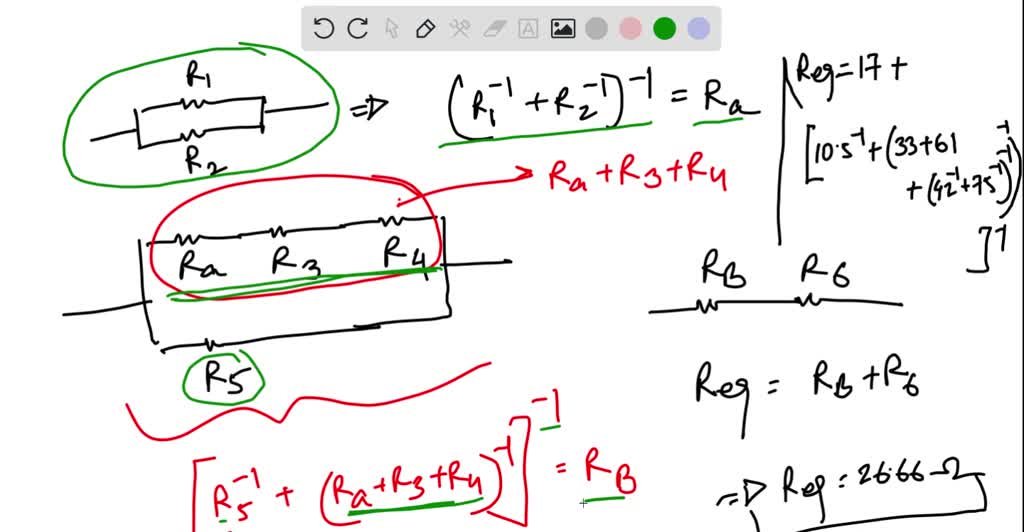 SOLVED 'Problem 9. Find the equivalent resistance of the system of