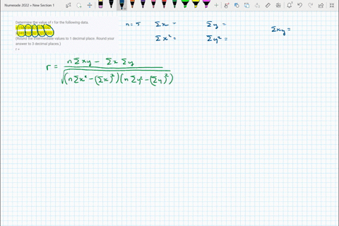 determine-the-value-of-r-for-the-following-data-x-158-296-87-110-436-y-349-510-301-322-550-round-the-intermediate-values-to-1-decimal-place-round-your-answer-to-3-decimal-places-r-29255