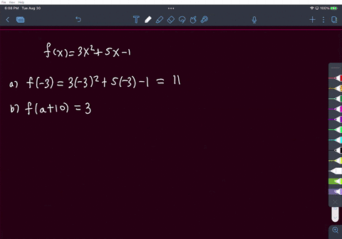 let-f-be-the-function-defined-by-fx-3x2-5x-1-find-the-following-a-f3-b-fa-10-c-f10a-d-fa-h-02452