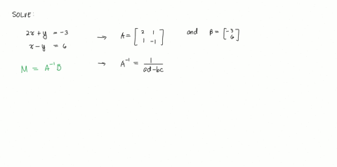 solve-the-system-of-equations-below-using-a-matrix-equation-beginarrayl-2-xy-3-x-y6-endarray-select-one-a-1-1-b-1-5-c-16-d-0-5