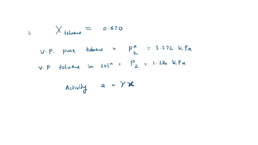 SOLVED: a) Calculate the activity and activity coefficients for 0.670 ...