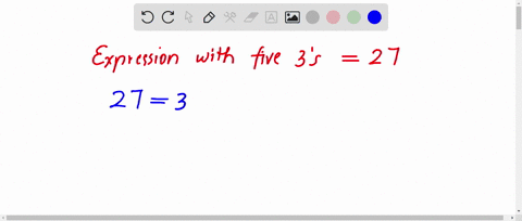 use-five-3s-to-write-an-expression-whose-value-is-27-18679