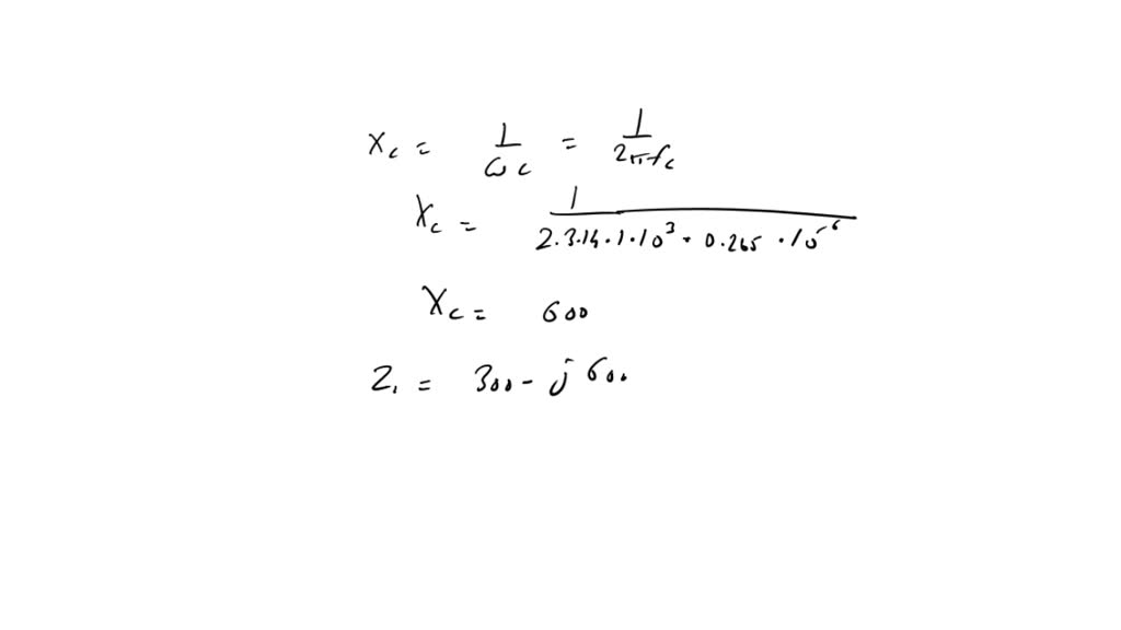 SOLVED The four arms of an AC bridge are given as follows Arm AB = 2