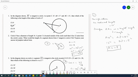 in-the-diagram-shown-tangent-circle-following-the-length-of-the-radius-of-circle-a-point-il-ab-17-and-bc-i5-then-which-of-the-4-12-circle-0-has-diameter-of-length-16-point-is-located-outside-46333