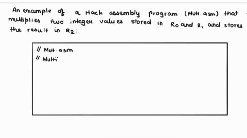 1-write-a-hack-assembly-program-multasm-to-multiply-two-integer-values-2-the-inputs-of-this-program-are-the-current-values-stored-in-r0-and-r1-ie-the-two-top-ram-locations-3-the-program-must-45386