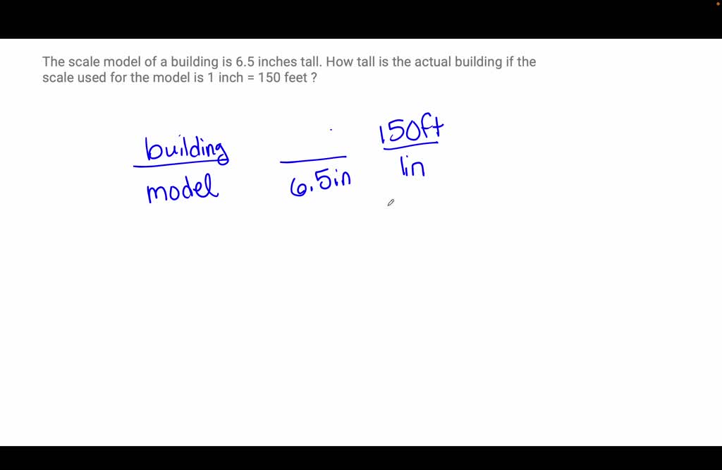 solved-a-building-is-720-feet-tall-the-scale-model-of-that-building
