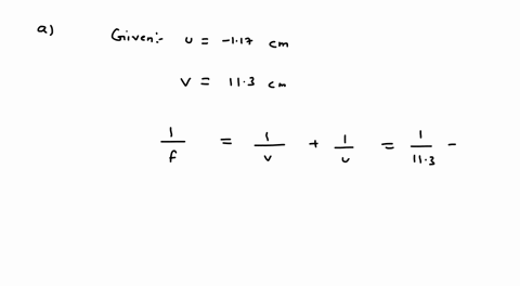 an-object-located-117-cm-in-front-of-a-spherical-mirror-forms-an-image-located-113-cm-behind-the-mirror-a-what-is-the-mirrors-radius-of-curvature-in-cm-b-what-is-the-magnification-of-the-ima-48833