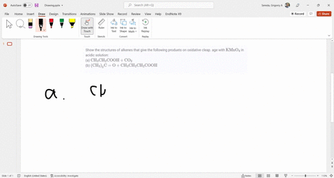 show-the-structures-of-alkenes-that-give-the-following-produets-on-oxidative-cleap-age-with-mathrmkm-86674