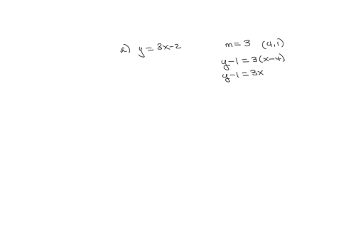 5-a-find-a-line-parallel-to-y3-x-2-which-goes-through-the-point-a41-b-find-a-line-perpendicular-to-y3-x-2-which-goes-through-the-point-a41
