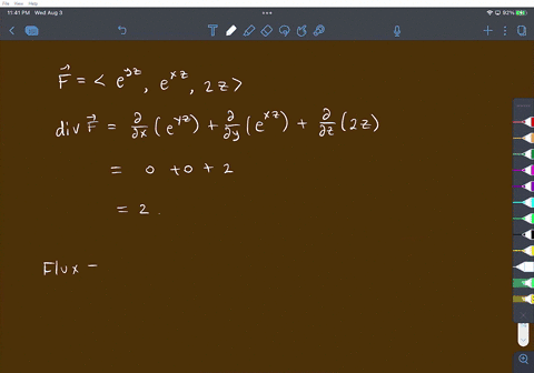 calculate-the-flux-of-f-across-the-surface-s-where-f-eyz-eez-22-and-s-is-the-surface-of-rectangular-box-0-1-0-y-2-0-2-3-enter-an-integer-90317