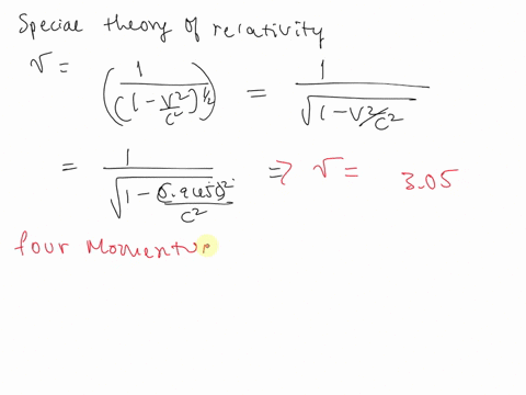 problem-8-momentum-and-energy-in-special-relativity-8-points-particle-of-mass-m-moving-at-speed-v-094sc-collides-with-an-identical-particle-that-is-at-rest-the-two-particles-react-to-produce-44254