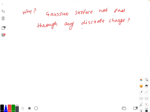 why-can-a-gaussian-surface-not-pass-through-any-discrete-charge-78506