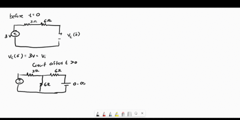 the-circuit-shown-in-figure-below-is-at-steady-state-before-the-switch-closes-at-time-t-0-determine-the-capacitor-voltage-vt-for-t-0-be-sure-to-redraw-the-circuit-before-t0-and-after-t-0-39-27513