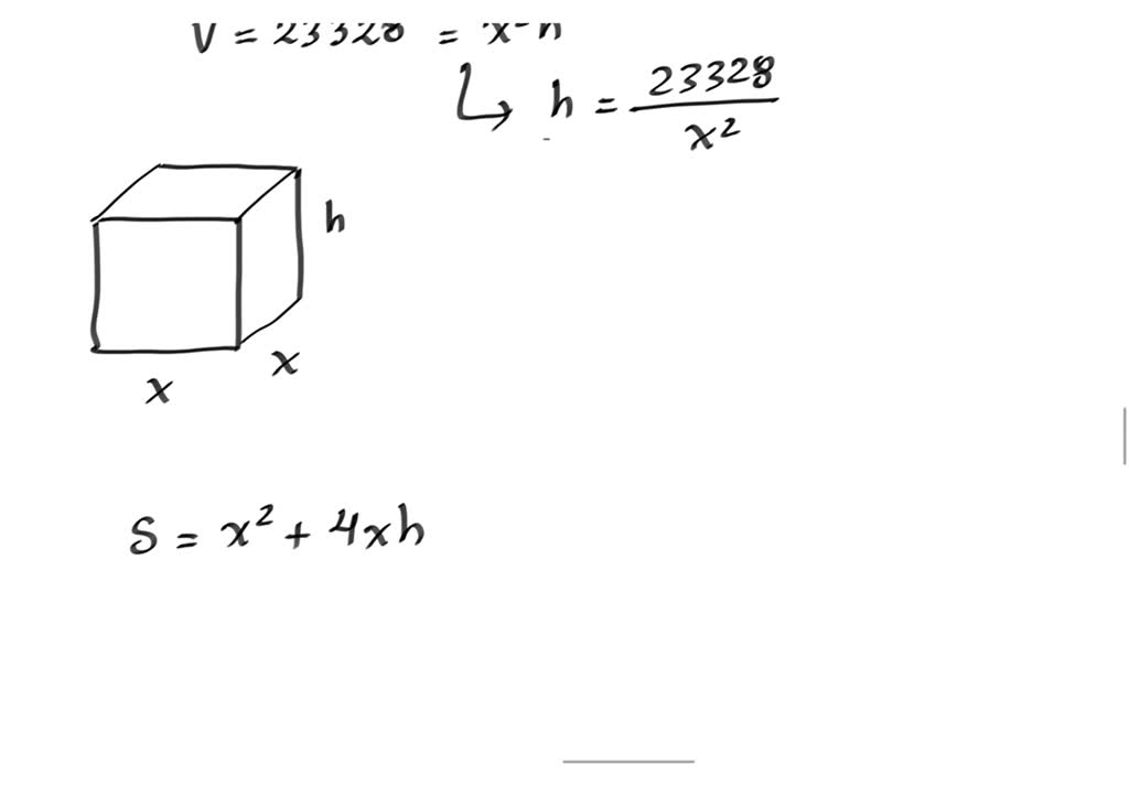 SOLVED Find the dimensions of an open top, rectangular tank with a