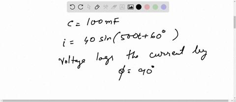 hw-3-the-current-through-a-o0-mf-capacitor-is-given-find-the-sinusoidal-expression-for-the-voltage-across-the-capacitor-i-40-sin500t-602-and-v-800-sin50ot-309-20477