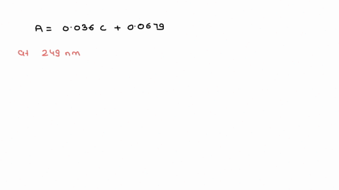 an-unknown-concentration-of-paracetamol-gave-an-absorption-at-uv-249-nm-of-0430-a-linear-regression-of-a-series-concentration-of-the-paracetamol-standard-gave-absorbance-a-at-249-nm-and-the-99193