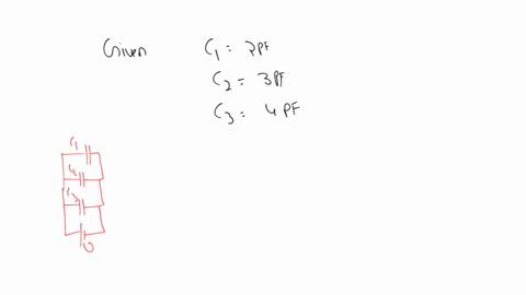 three-capacitors-of-capacitances-2-pf-3-pf-and-4-pf-are-connected-in-parallel-a-determine-the-charge-on-each-capacitor-if-the-combination-is-connected-to-a-100-v-supply