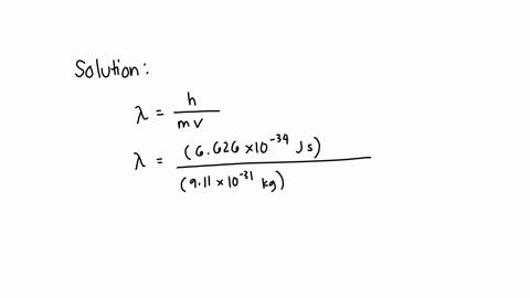what-is-the-de-broglie-wavelength-of-an-electron-traveling-at-135x105-ms-66376