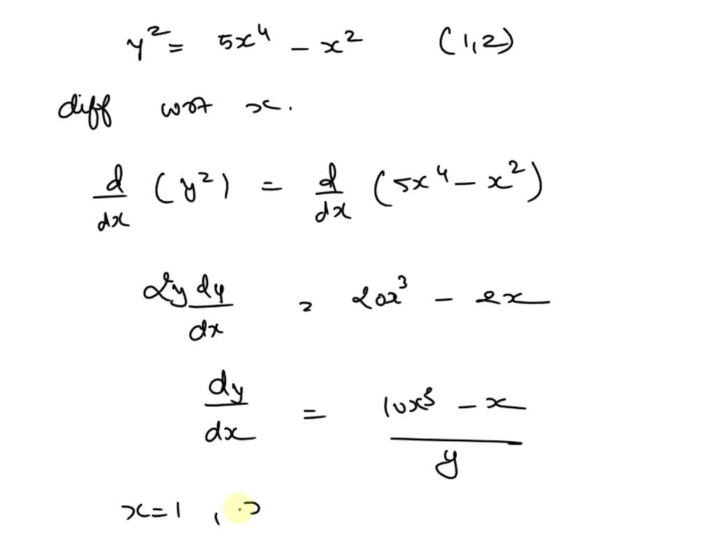 SOLVED: (a) The curve with equation y^2=5 x^4-x^2 is called a kampyle ...