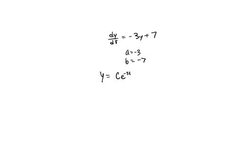1-point-consider-the-intial-value-problem-dy3y-7-yo-5-0-dt-find-a-nonzero-solution-to-the-associated-homogeneous-differential-equation-help-formulas-find-a-particular-solution-to-the-nonhomo-12727