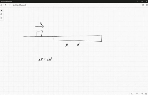 block-a-is-traveling-with-a-speed-v_0-on-a-smooth-surface-when-the-surface-suddenly-becomes-rough-wi-64498