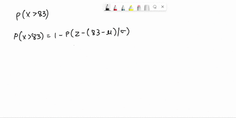 a-normal-distribution-has-a-mean-of-80-with-12-find-the-following-probabilitiesa-px-83-b-px-74-c-px-92-d-p71-x-89-18506