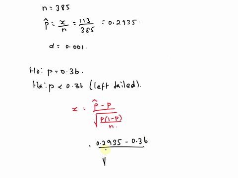 you-are-conducting-a-study-to-see-if-the-probability-of-a-true-negative-on-a-test-for-a-certain-cancer-is-significantly-less-than-036-you-use-a-significance-level-of-00010001-h0p036h0p036-h1-99685