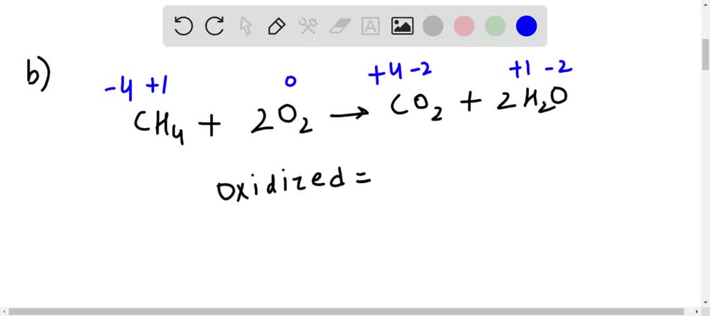 SOLVED: Redox: Label the oxidation states of each element in the ...