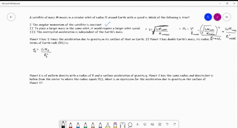 a-satellite-of-mass-m-moves-in-a-circular-orbit-of-radius-r-around-earth-with-a-speed-v-which-of-the-following-is-true-the-angular-momentum-of-the-satellite-is-constant-to-place-a-larger-mas-11912