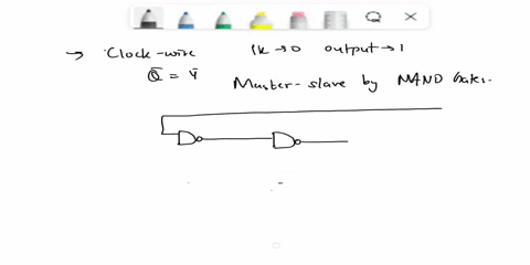 ouestionthree-draw-the-circuit-diagram-of-a-master-slave-j-k-flip-flop-using-nand-gates-and-with-other-relevant-diagram-explain-the-working-of-master-slave-jk-flip-flop-what-is-race-around-c-49172