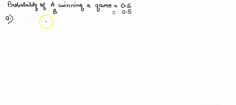 teams-a-and-b-are-in-a-five-game-playoff-series-the-team-that-wins-three-games-is-the-team-that-wins-the-series-assume-that-both-teams-are-evenly-matched-ie-the-probability-of-winning-each-g-61355