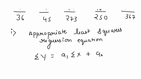question-2-a-consider-the-data-below-over-the-relationship-between-x-and-y-x-y-2-2-1-3-4-5-7-6-8-7-10-10-4-12-i-find-the-appropriate-least-square-regression-equation-8-marks-ii-from-the-equa-67009