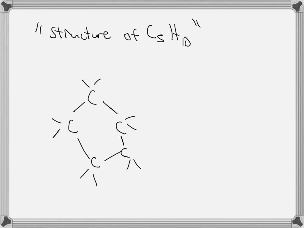 SOLVED: structure of C5H10