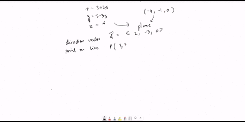 given-a-line-r325-y5-35-and-point-not-on-the-line-4-10-find-a-equation-in-standard-form-for-2-6-the-plane-containing-the-line-and-the-point-70108