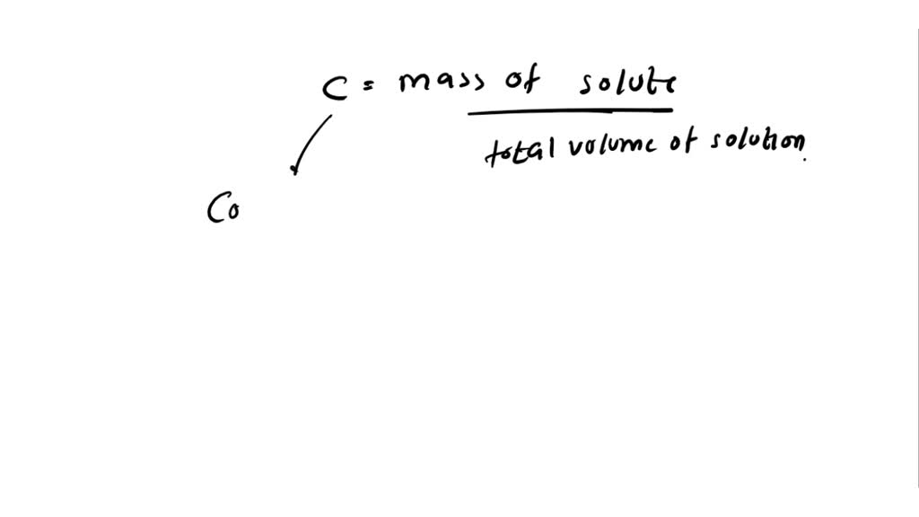 SOLVED: Hey, how do I calculate the original concentration of an ...