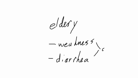 an-elderly-patient-comes-to-the-hospital-with-a-complaint-of-severe-weakness-and-diarrhea-for-several-days-of-the-following-problems-which-is-the-most-important-to-assess-initially-125-points-skin-bre