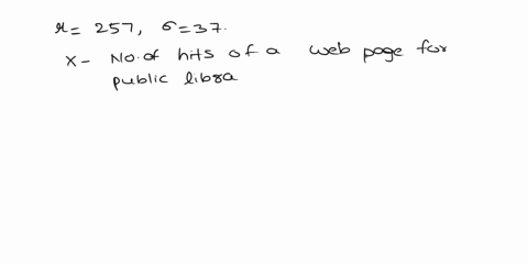 the-web-page-for-public-library-had-a-mean-of-257-hits-per-day-with-a-standard-deviation-of-37-what-percentage-of-days-had-more-than-220-hits-16-3413-1587-8413-87578