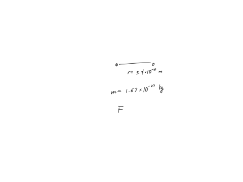 two-protons-d-054-nm-apart-are-held-in-place-and-experience-a-force-between-them-the-coulomb-constant-is-k-899x109-n-m2c2-find-the-initial-acceleration-of-one-of-the-protons-when-released-if-49622