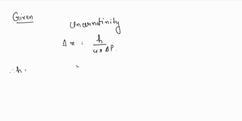 the-uncertainty-in-the-momentum-ap-of-a-ball-travelling-at-20-mls-is-1x10-6-of-its-momentum-calculate-the-uncertainty-in-position-ax-mass-of-the-ball-is-given-as-05-kg-0527-10-066-10-0970-10-13035
