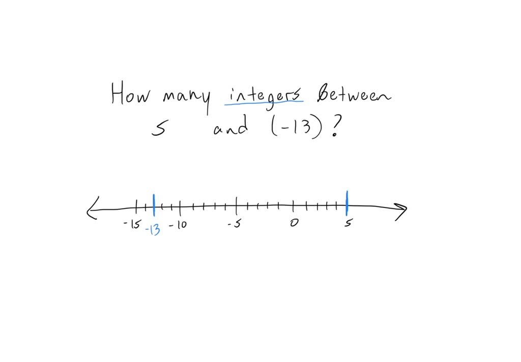 video-solution-1-how-many-integers-are-there-in-between-5-and-13