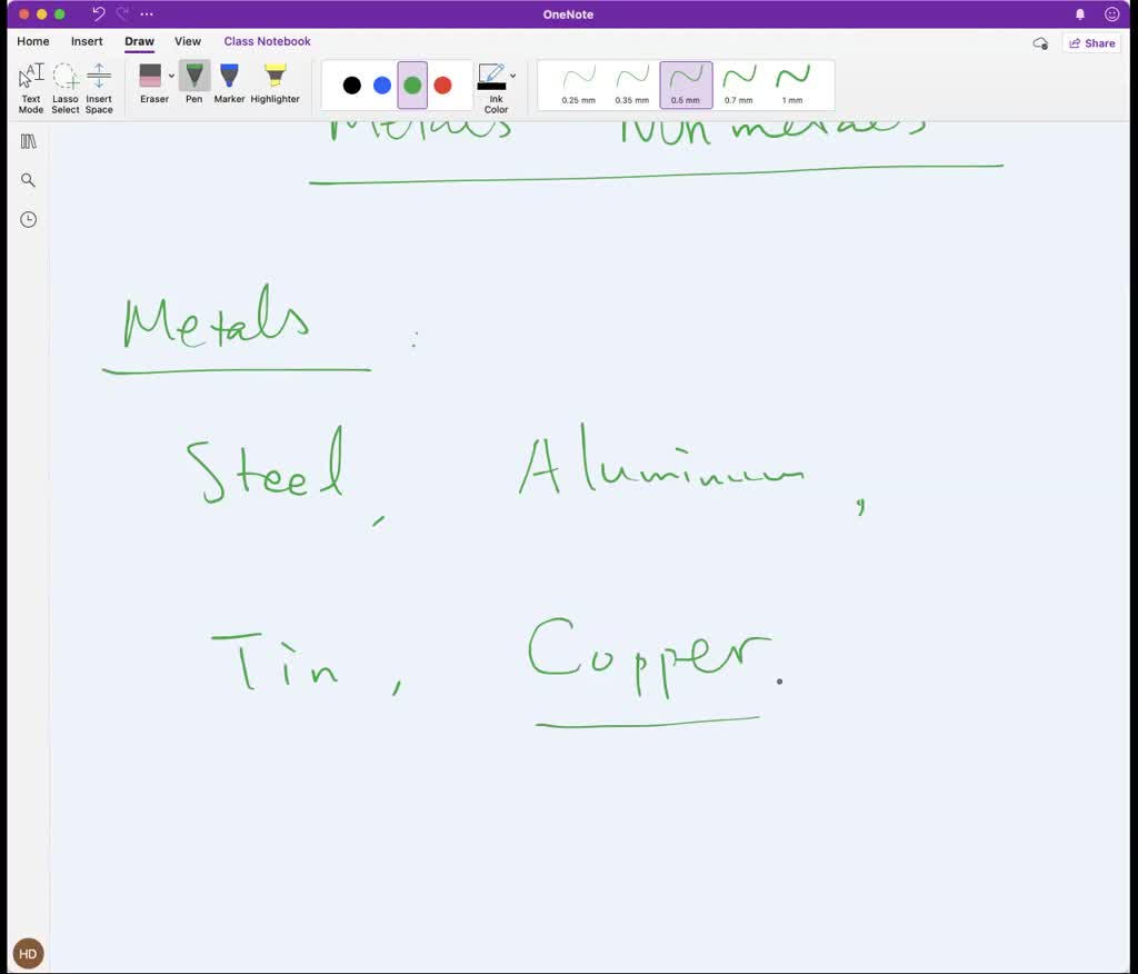 SOLVED: prepare index card for 10 metals and non metals. The card ...