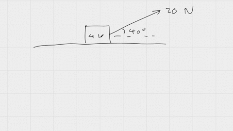 a-200-n-force-is-applied-at-an-angle-of-400-degrees-above-the-horizontal-to-a-400-kg-box-the-box-moves-a-horizontal-distance-of-400-meters-friction-is-negligible-the-work-done-by-the-200-n-force-is