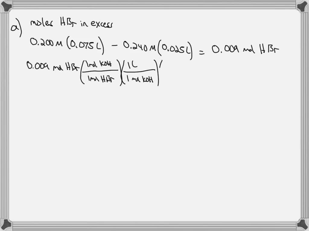 Solved A 40 0 Ml Volume Of 0 100 Mnaoh Is Titrated With 0 0500 Mhcl Calculate The Ph After