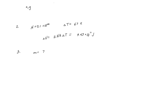 the-temperature-of-a-volume-of-gas-is-changed-in-that-temperature-range-the-gas-can-move-in-the-x-and-z-direction-and-rotate-around-the-x-and-y-axis-no-gas-leaks-out-so-the-total-number-of-particles-i