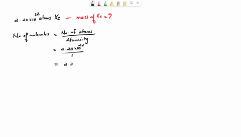 what-is-the-mass-of-220-x-1022-atoms-of-xe-41307