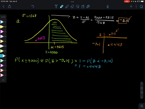 23the-mean-daily-takings-for-a-store-are-9215-with-a-standard-deviation-of-1568-the-takings-are-normally-distributed-a-calculate-the-probability-that-the-next-days-takings-is-at-least-9000-2-25412